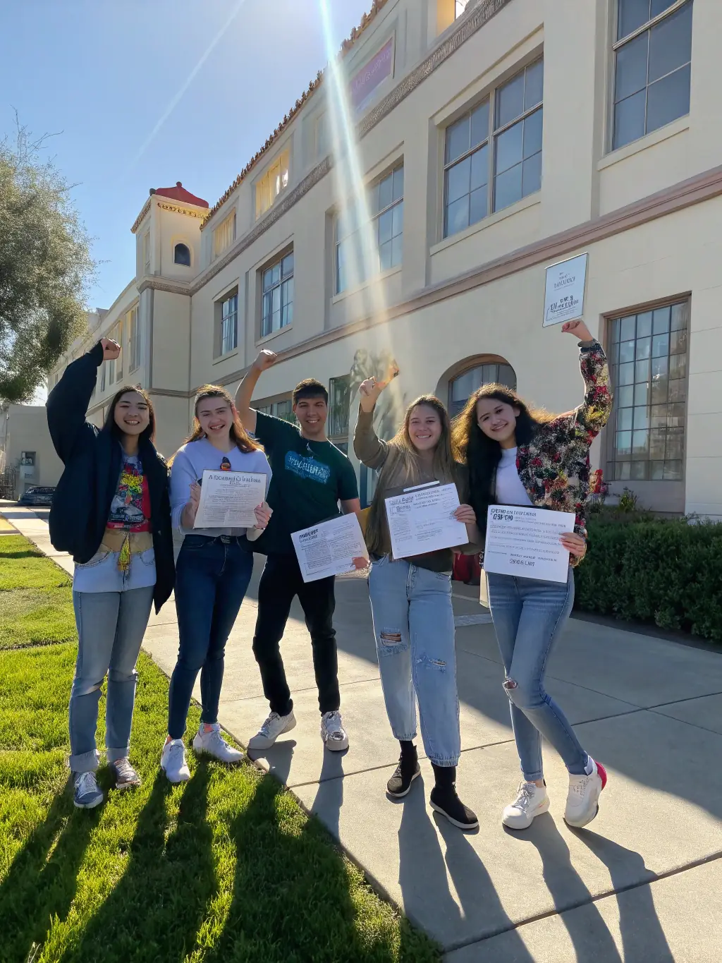 A group of trainees receiving certificates after completing a solar PV training program, symbolizing achievement and career advancement.